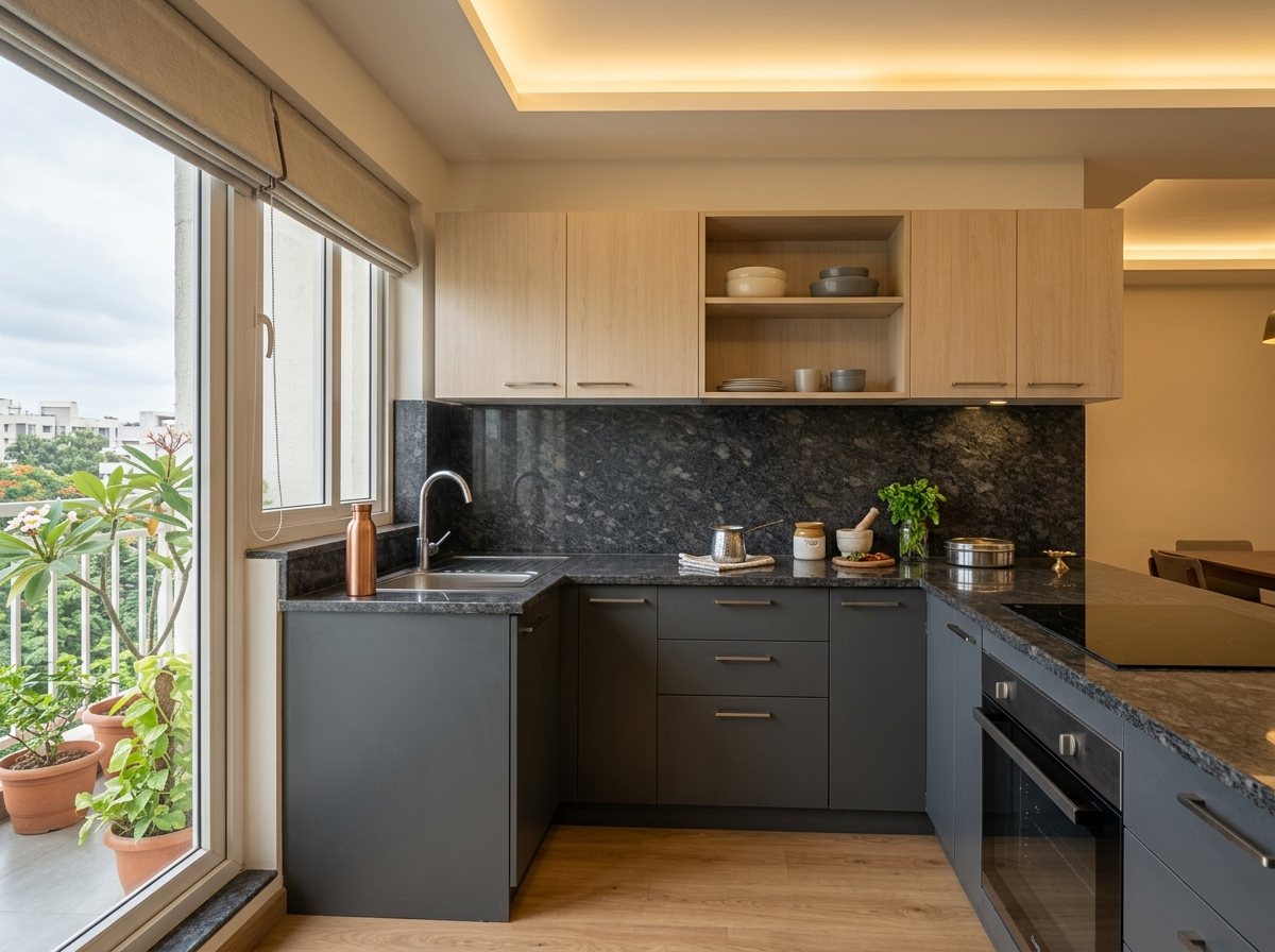 A kitchen in the Scandinavian style